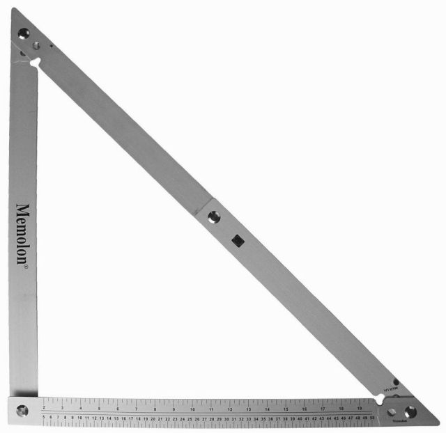 Aluminium bouwhaak opvouwbaar Memolon 122x122x172cm