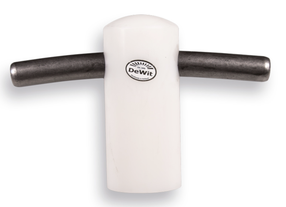 Tegelklopper DE WIT met nylon klos Ø 90 mm, 3000 gram