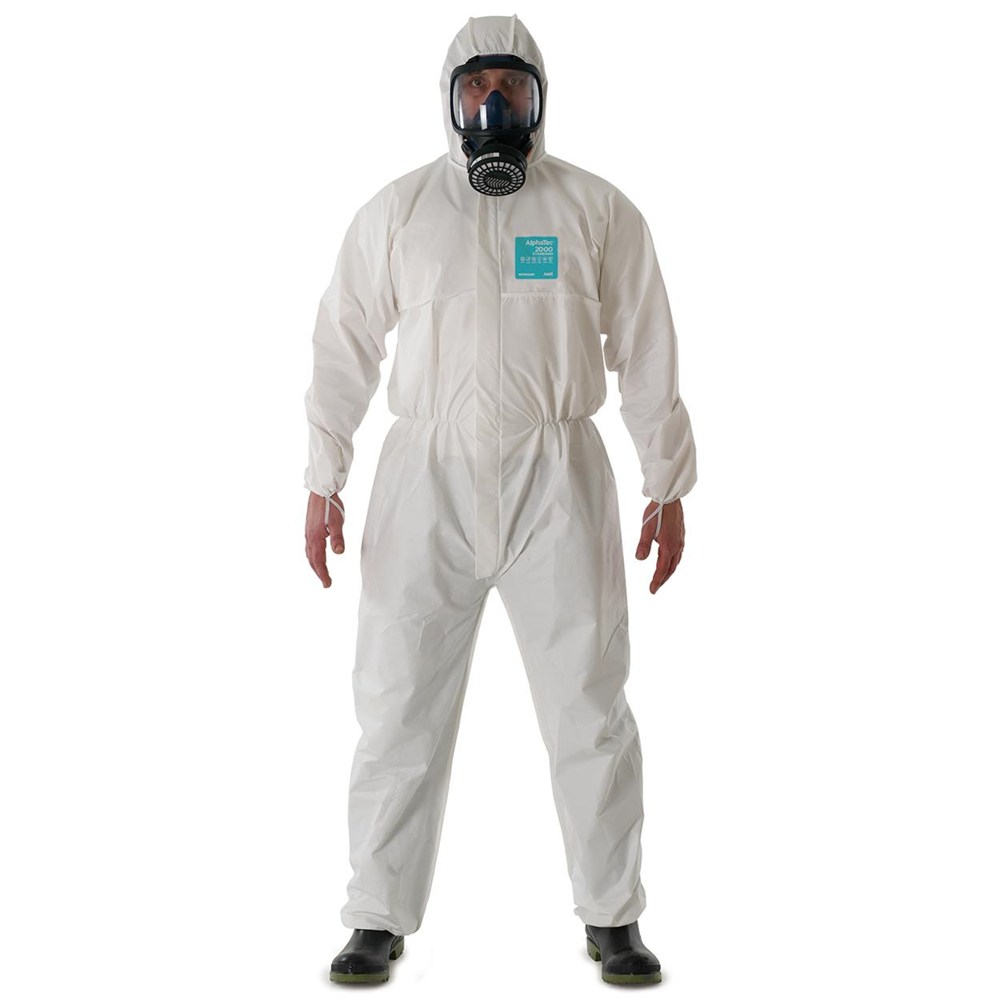 Weggooi overall wit XXL