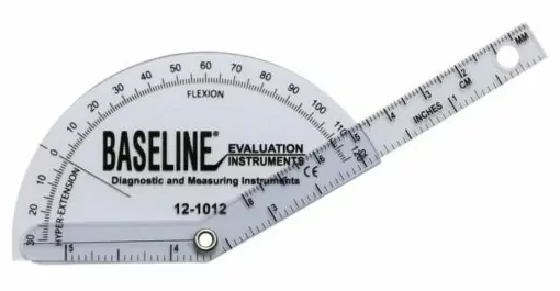 Baseline Plastic Goniometer - Finger - Flexion to Hyper-Extension
