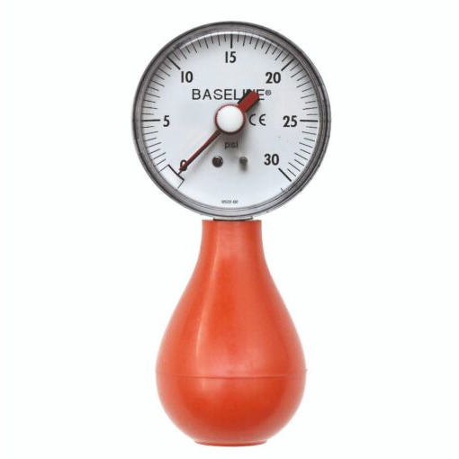 Baseline Dynamometer - Pneumatic Squeeze Bulb - 30 PSI Capacity, with reset