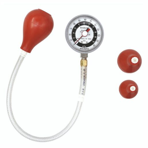 Baseline pneumatic bulb dynamometer/pinch gauge combo