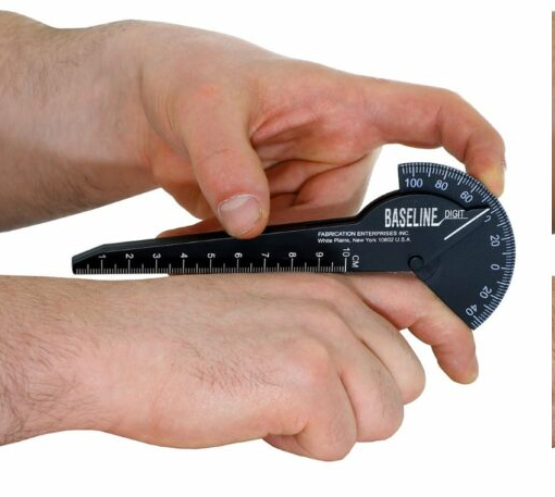 Baseline plastic finger goniometer, 1-finger design