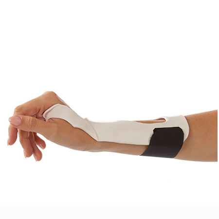 Orfit pre-cut black ns dorsal wrist cock-up splint 3.2mm non