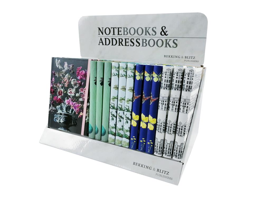 Display A6 Notebooks, leeg