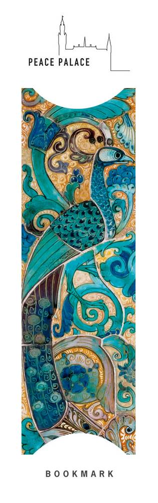 Detail of the Grès wall panels, Leon Senf, Peace Palace