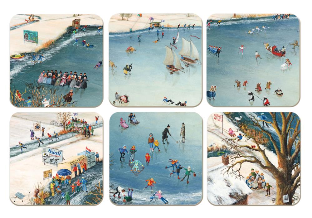 Onderzetters: Winter, Charlotte Dematons, Amnesty International