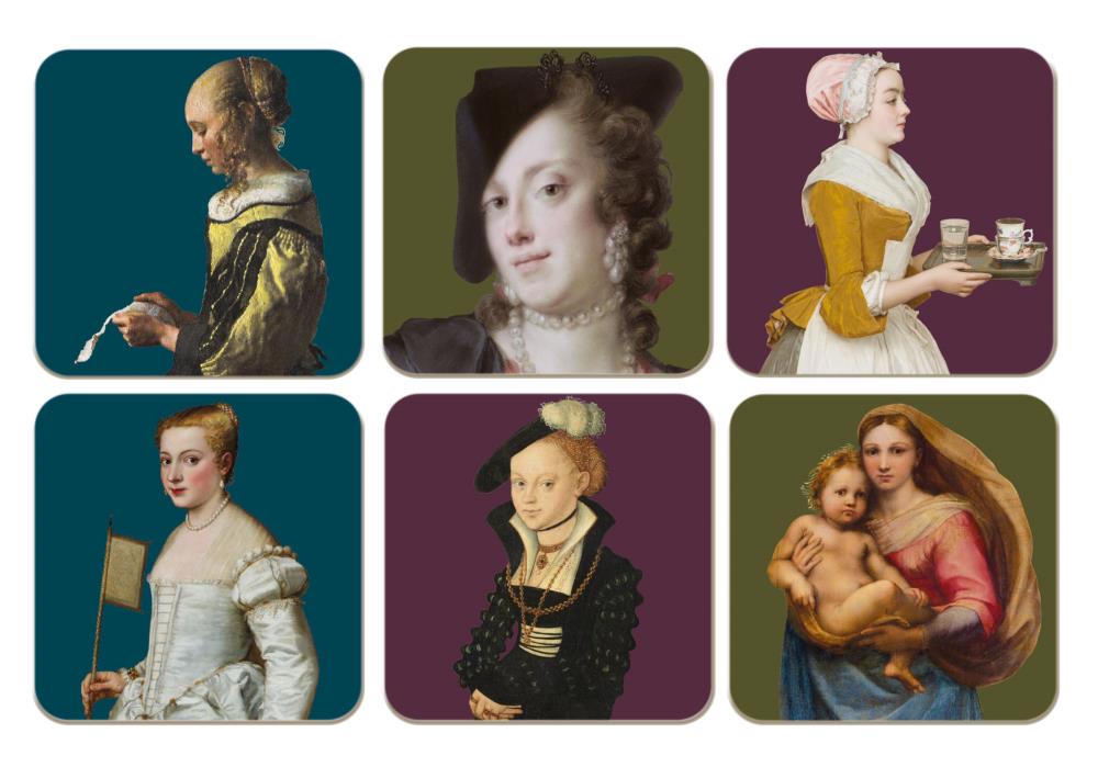 Onderzetters: Women, Staatliche Kunstsammlungen Dresden SKD