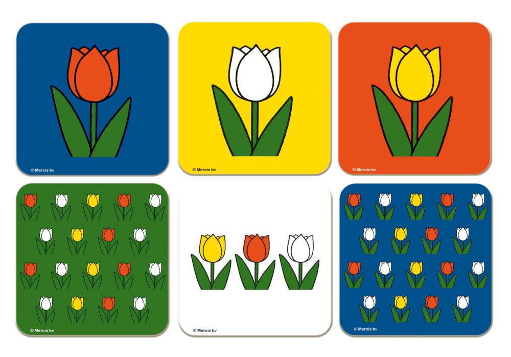 Onderzetters: Tulpen, Dick Bruna
