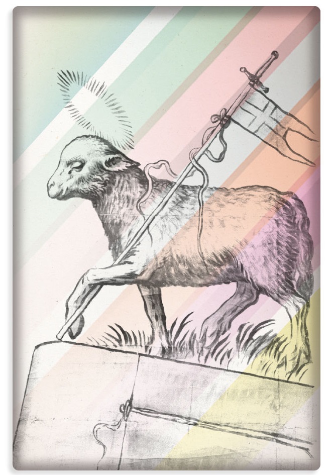 Koelkastmagneet: Cartoons of the Gouda Windows (lam), Sint-Janskerk Gouda 