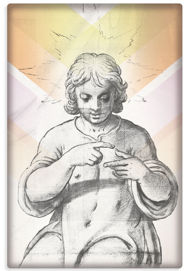 Koelkastmagneet: Cartoons of the Gouda Windows (Jezus), Sint-Janskerk Gouda 