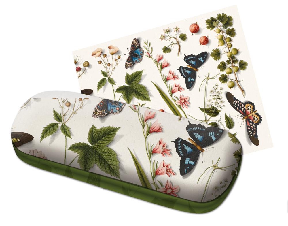 Brillenkoker incl. brillendoekje: Butterflies and flowers, The Fitzwilliam Museum