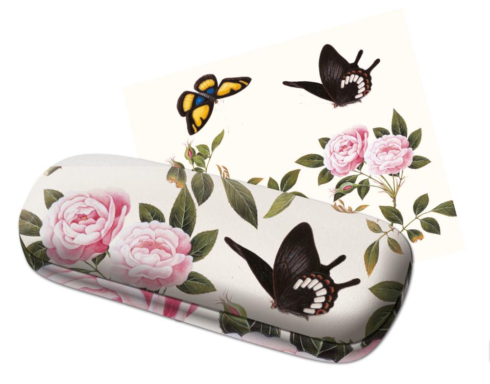 Brillenkoker incl. brillendoekje: Roses in bud an bloom, The Fitzwilliam Museum