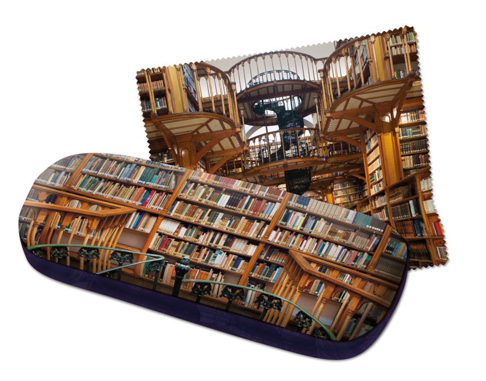 Brillenkoker incl. brillendoekje: Boeken, Die Klosterbibliothek, Maria Laach