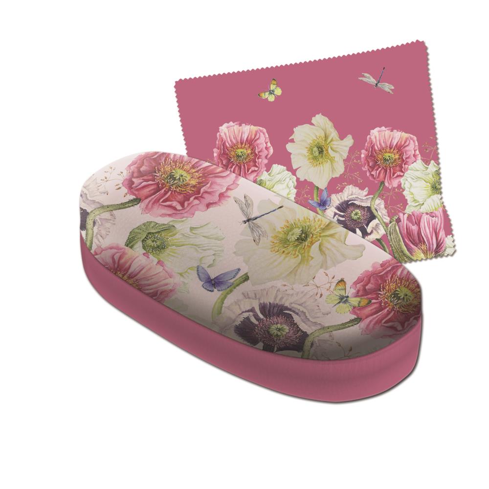 Brillenkoker groot incl. brillendoekje: Wild Flower Field, Janneke Brinkman-Salentijn