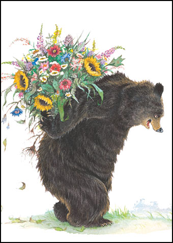 Beer met boeket, Ingrid & Dieter Schubert