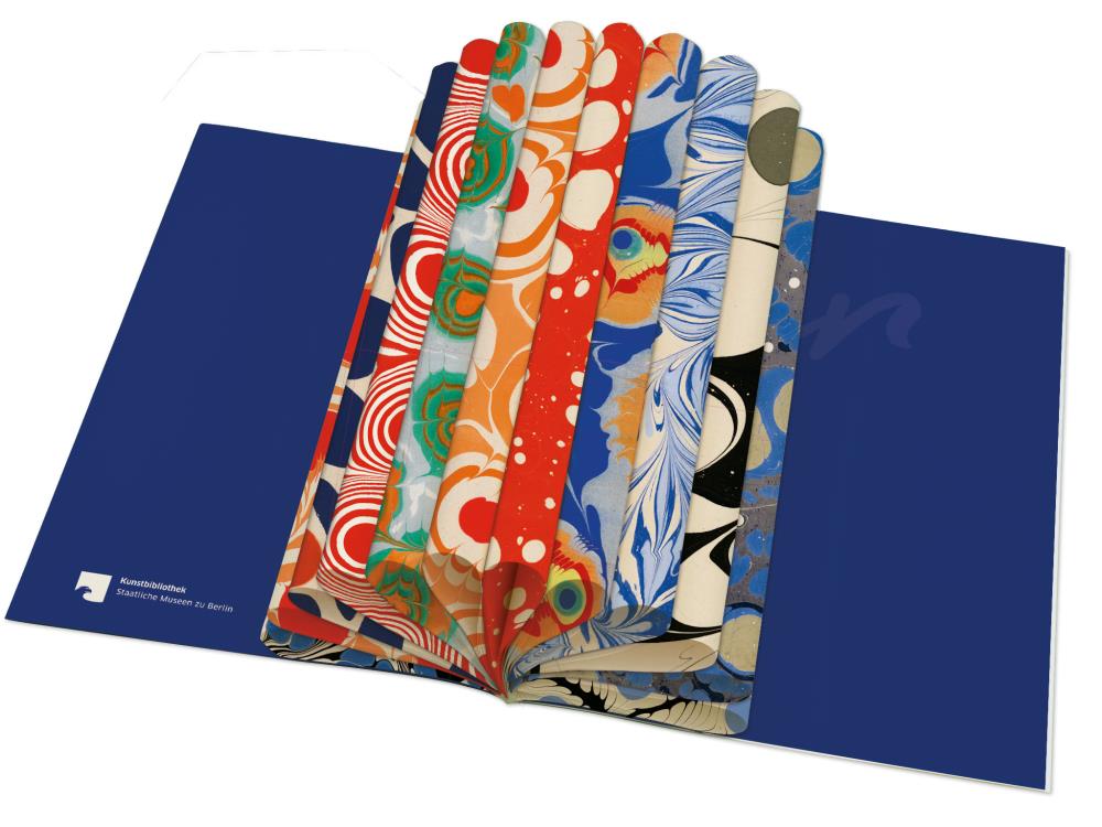 Cadeaupapier: Marble papers from the collection of the Kunstbibliothek