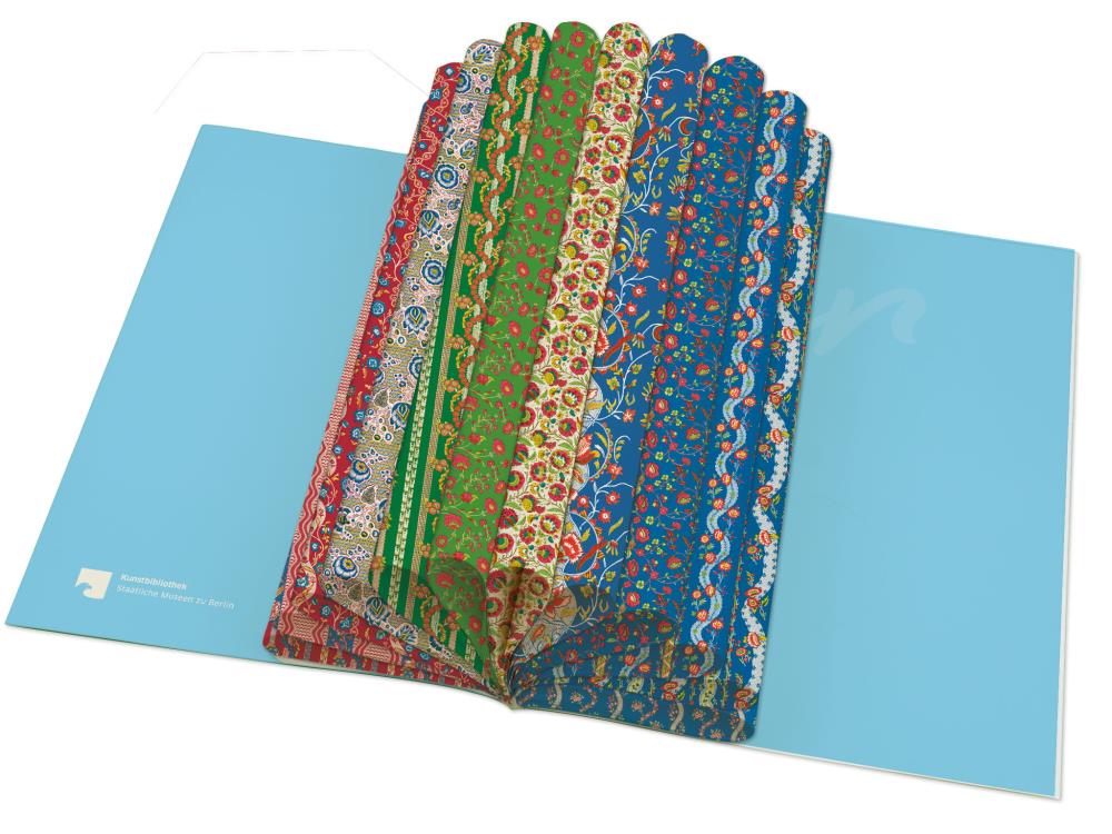 Cadeaupapier: Flower papers from the collection of the Kunstbibliothek