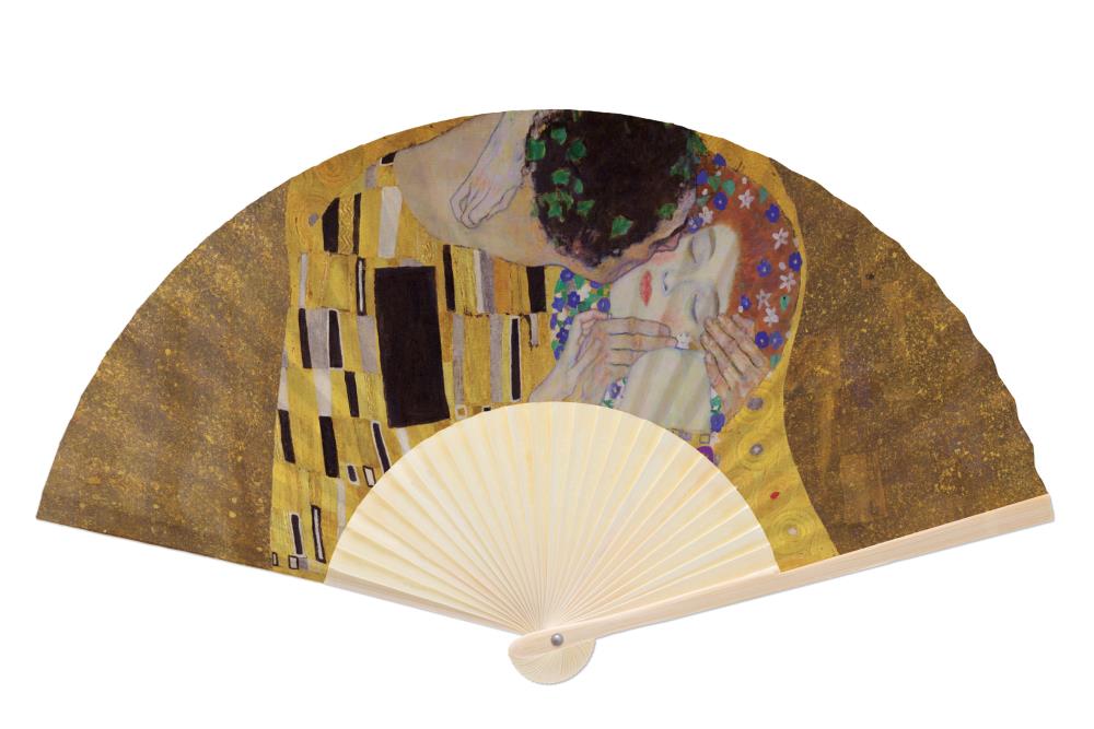 Handwaaier: The Kiss, Gustav Klimt