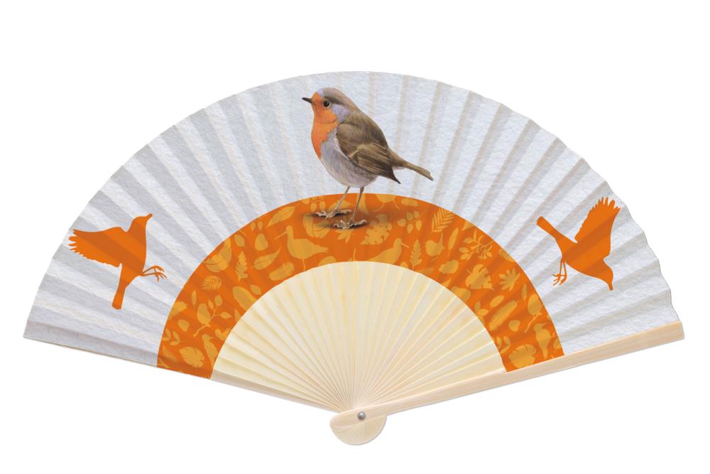 Handwaaier: Drie vogels, Elwin van der Kolk, Vogelbescherming Nederland