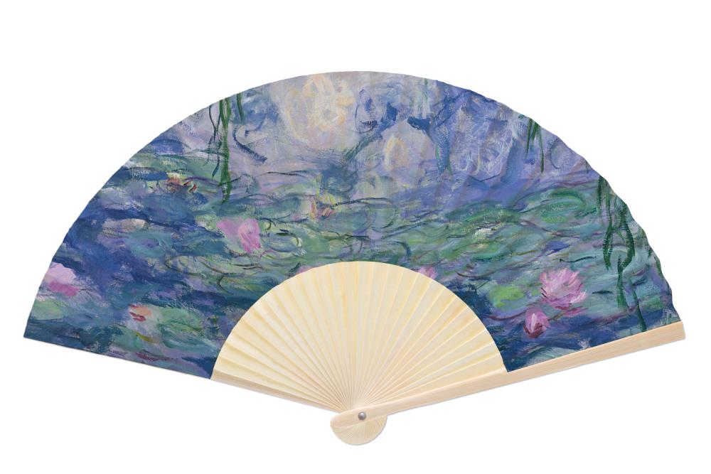 Handwaaier: Water Lilies, Claude Monet