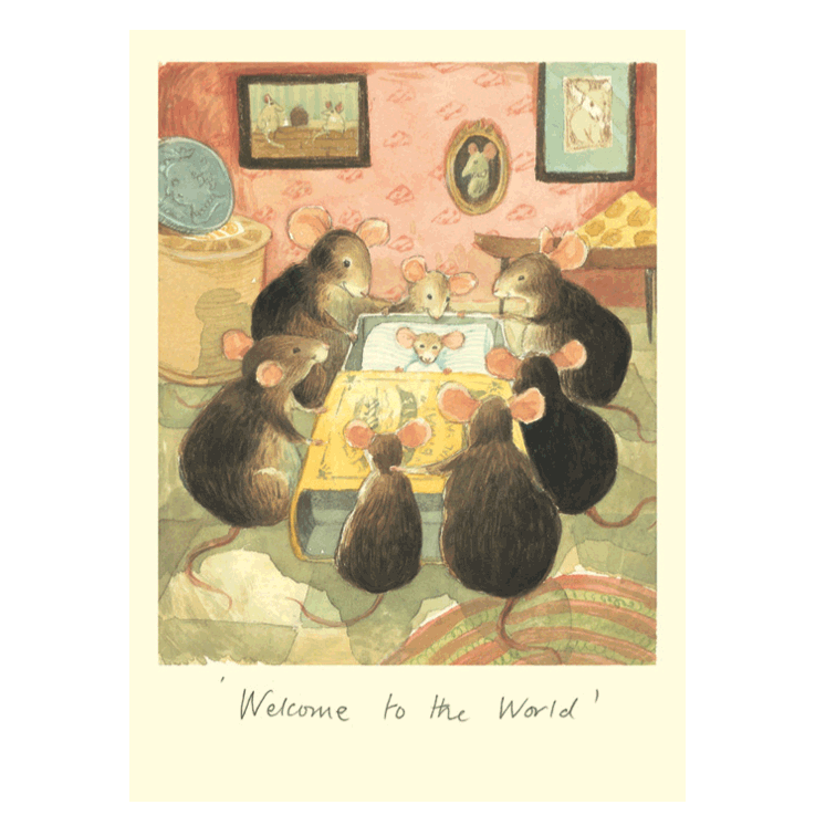 Welcome to the World Card by Alison Friend