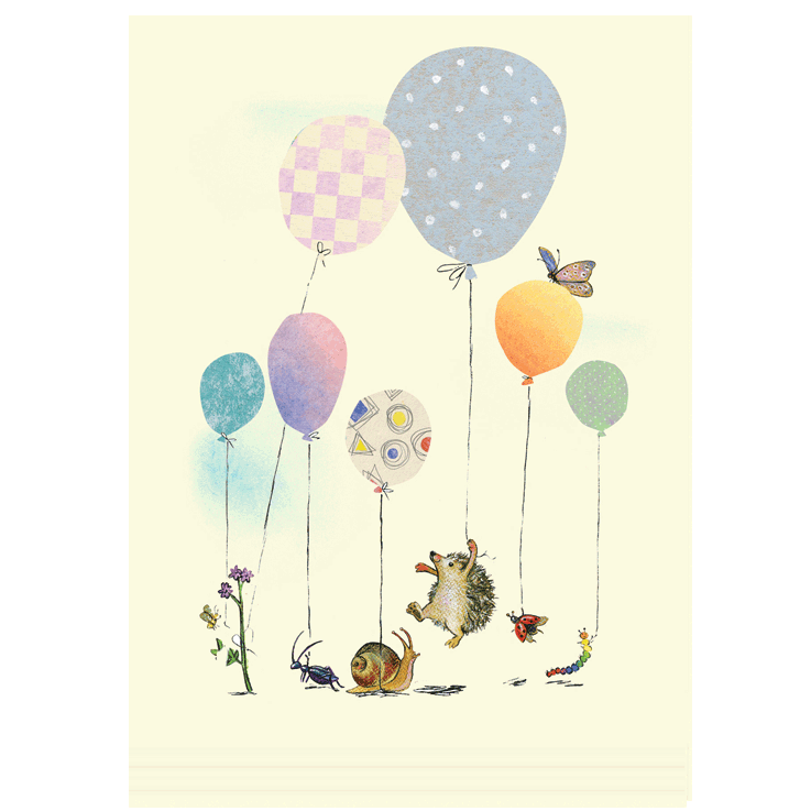 Balloons Card by Anna Shuttlewood