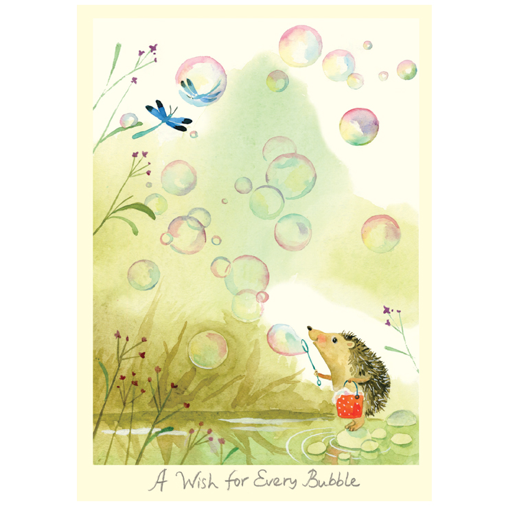 A Wish for Every Bubble Card by Anna Shuttlewood