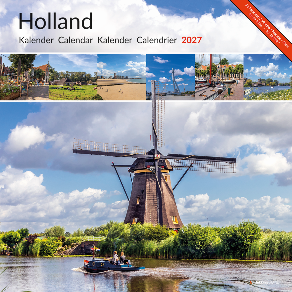 Holland maandkalender 2027