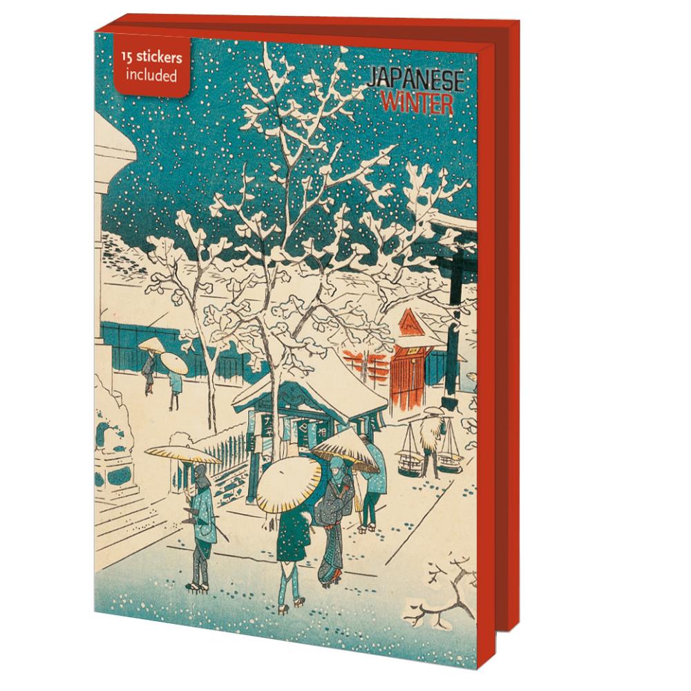 Kaartenmapje met env, groot: Japanese Winter