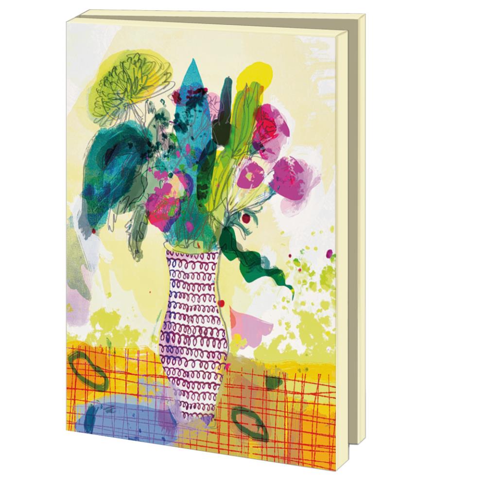 Kaartenmapje met env, groot: Atelier des fleurs, Ad van Bokhoven