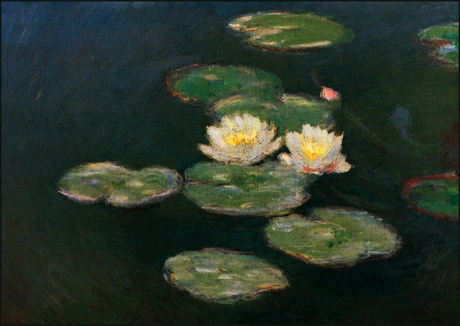 Avondbloemen-Evening Flowers, Claude Monet