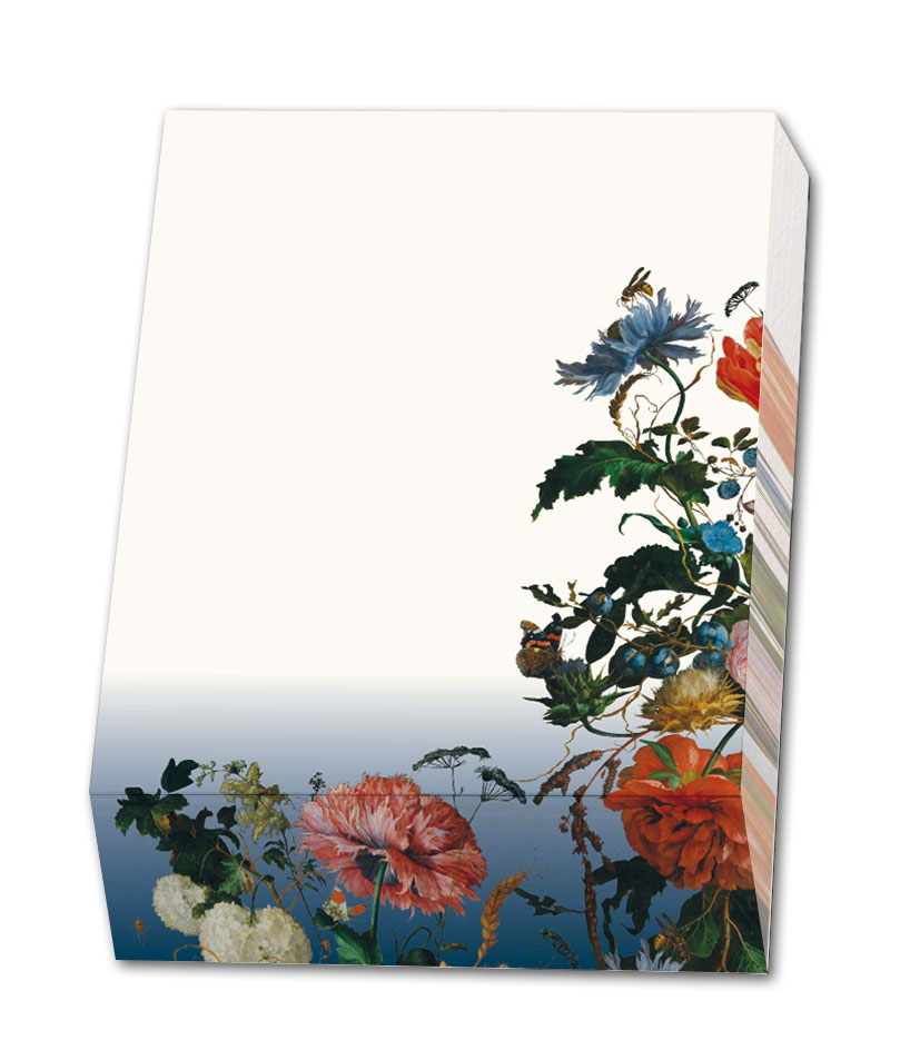 Memo blocnote: Früchte nebem einem Blumenglas, Jan Davidsz. de Heem, SKD