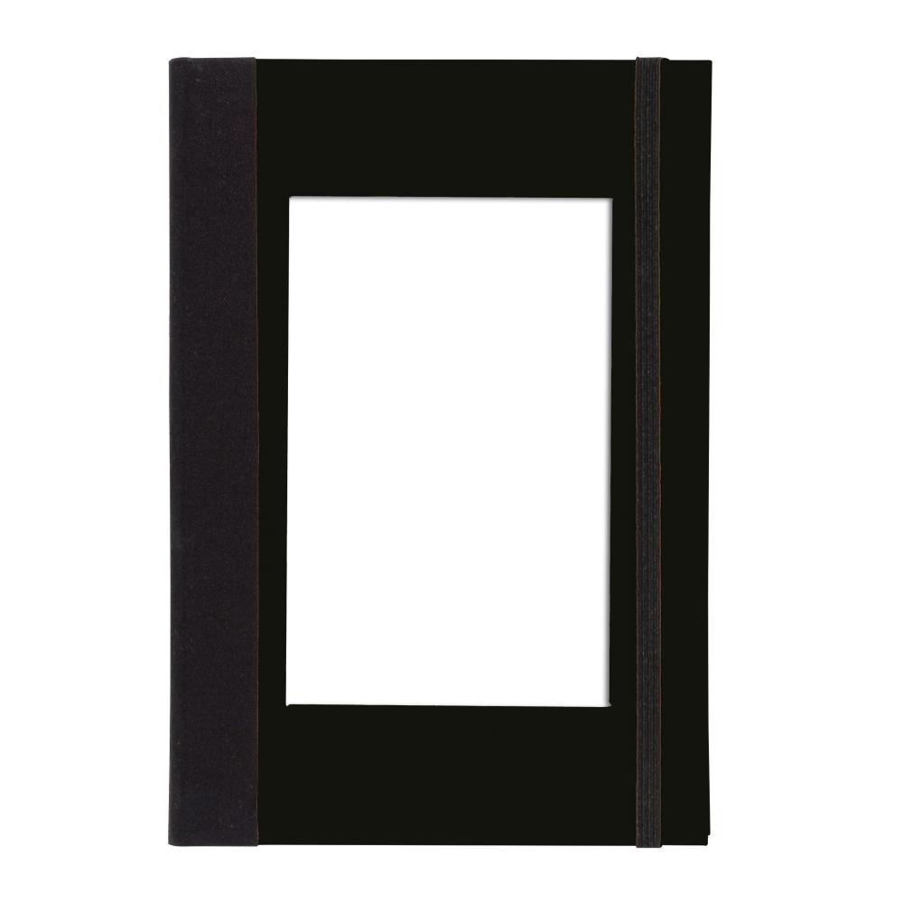 Passepartout notebook, staand / portrait / hoch