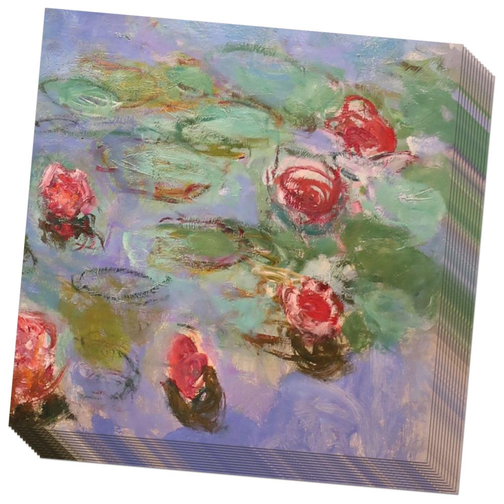 Servetten: Water Lilies, Claude Monet