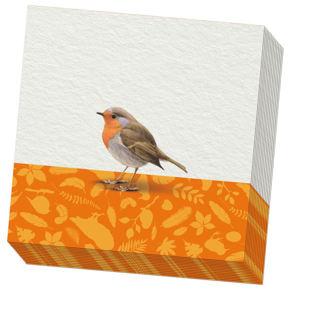 Servetten: Drie vogels, Elwin van der Kolk, Vogelbescherming Nederland