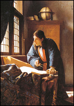The géographer, Vermeer