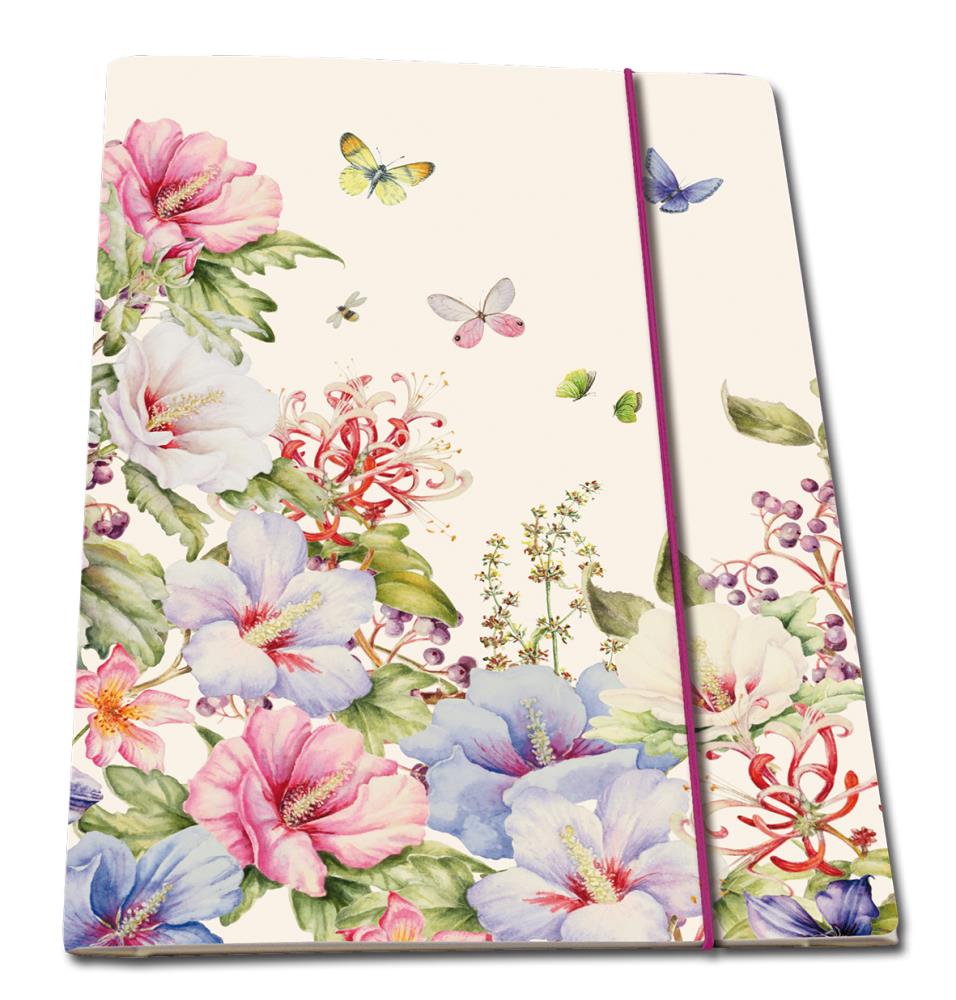 Portfoliomap A4: Hibiscus, Janneke Brinkman-Salentijn