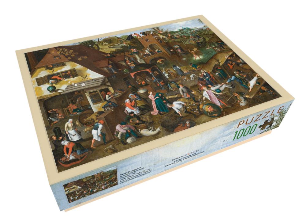 Puzzel (1.000 stukjes): Spreekwoorden, Pieter Brueghel II