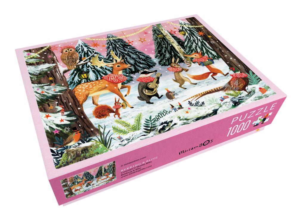 Puzzel (1.000 stukjes): Kerst, Miriam Bos
