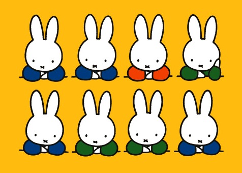 Nijntje - Miffy - 8 Nijntjes/L, Dick Bruna