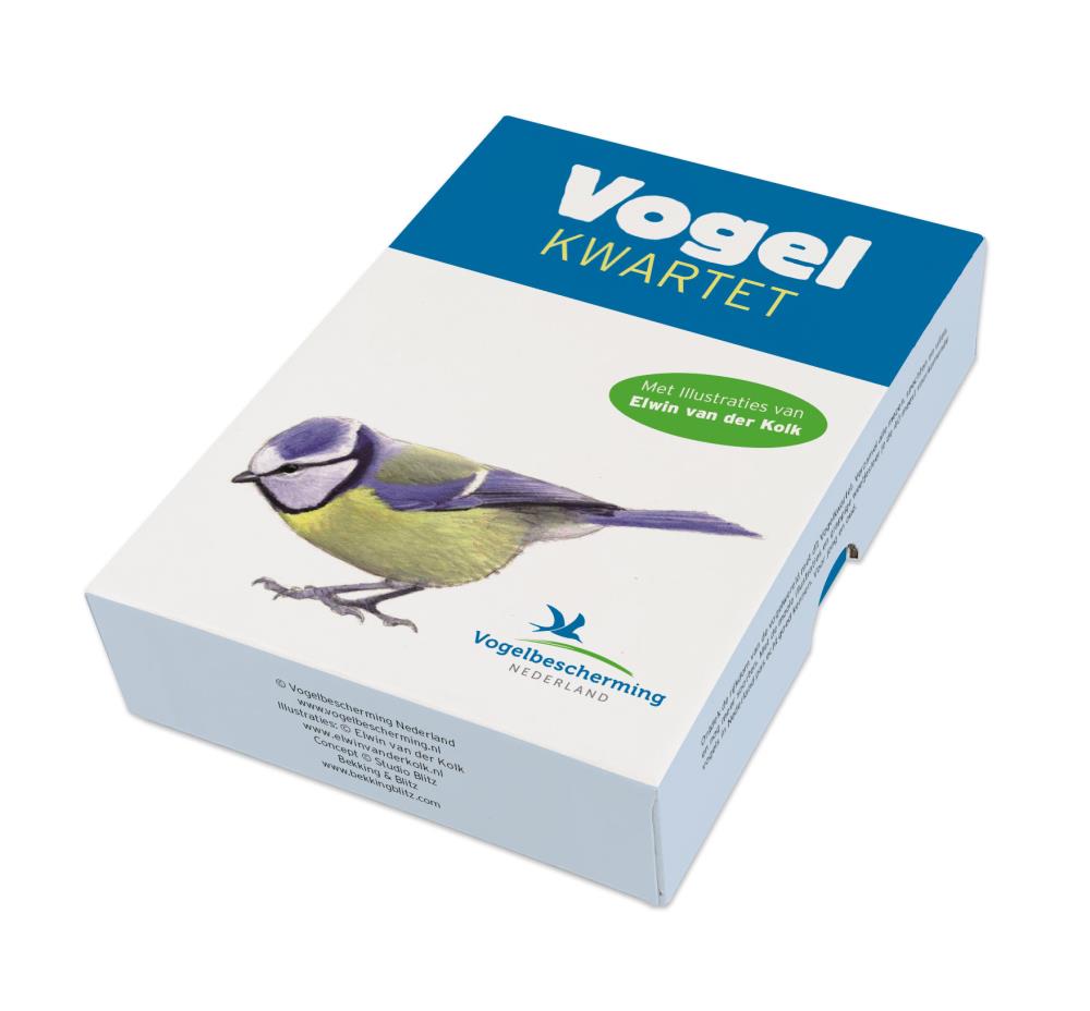 Kwartet: Vogel kwartet, Elwin van der Kolk, Vogelbescherming Nederland - Natuurpunt