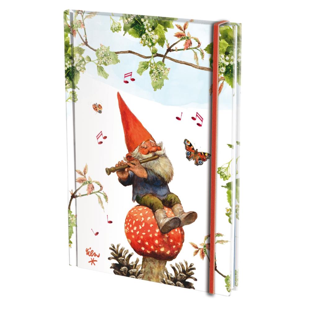 Notitieboek A5, harde kaft: Kabouter, Rien Poortvliet