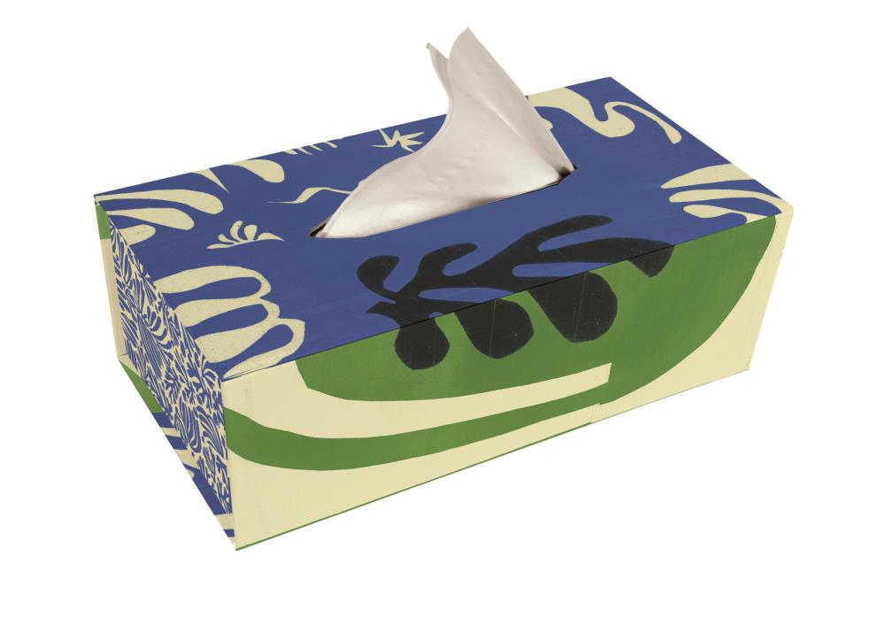 Tissuebox houder: Painting with Scissors, Henri Matisse