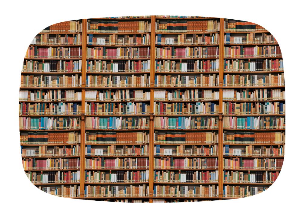 Dienblad: Boeken, Die Klosterbibliothek, Maria Laach