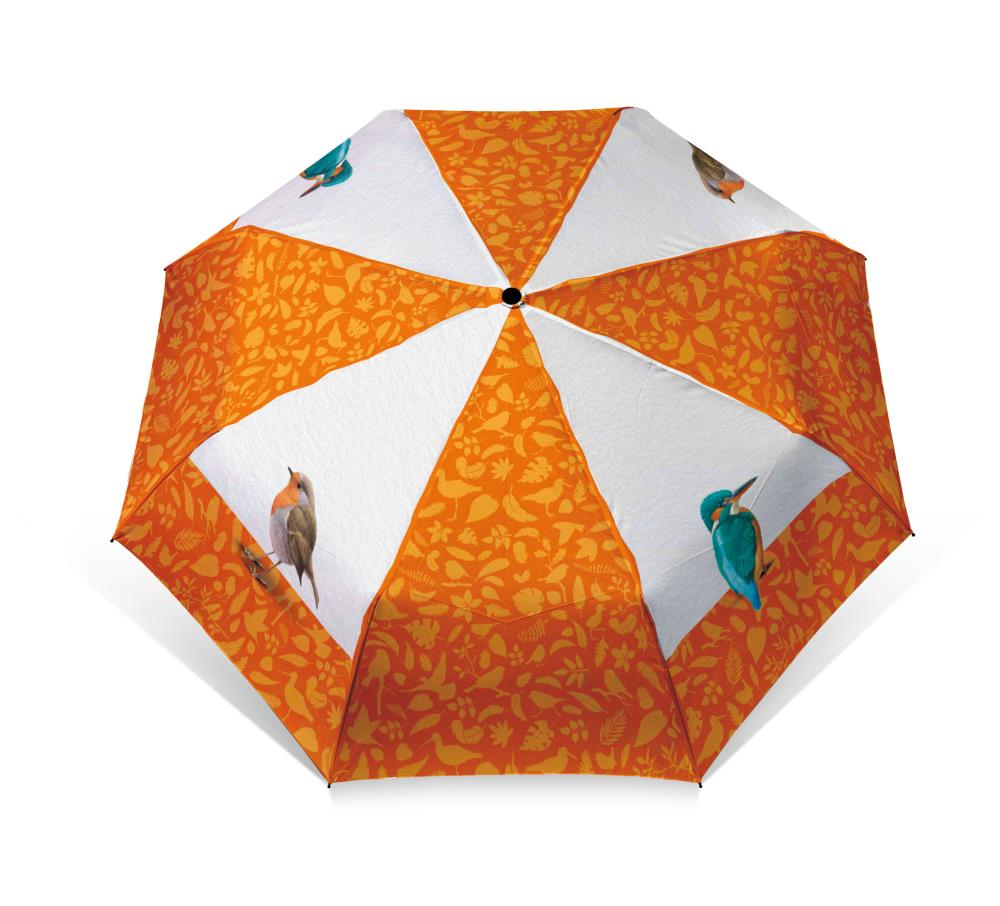 Vouwparaplu: Drie vogels, Elwin van der Kolk, Vogelbescherming Nederland