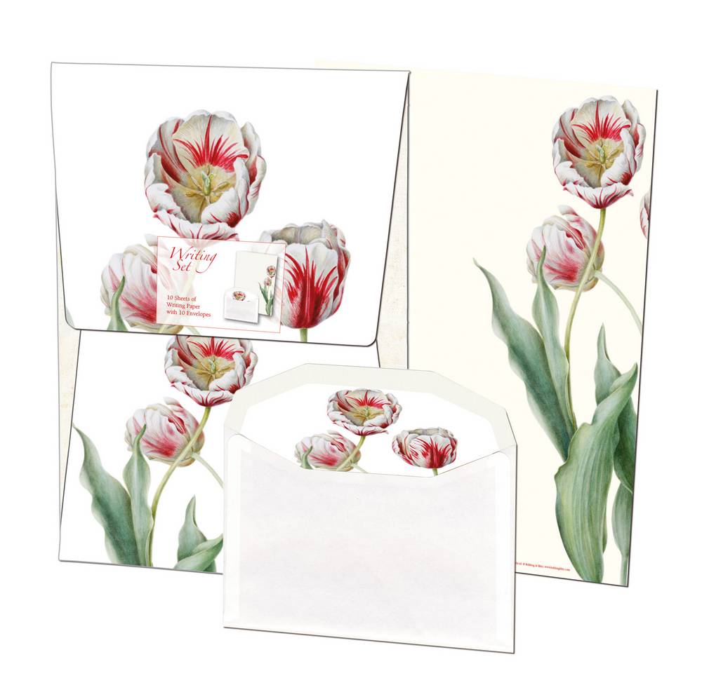 Briefpapier met enveloppen: Tulipa 'Teyler', Anita Walsmit Sachs