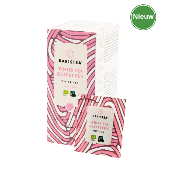Baristea GB - White Tea Raspberry (25x1,5 gr) - LK-BIO-149, Fairtrade 