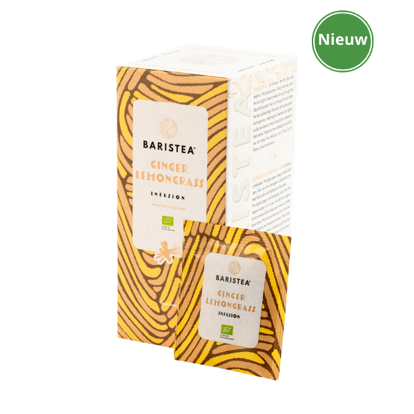 Baristea GB - Ginger Lemongrass (25x1,5 gr)-LK-BIO-149 *vervangt 06-048* binnenkort verwacht