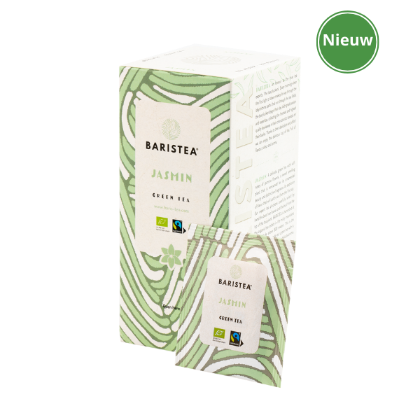 Baristea GB - Green Tea Jasmin (25x1,5 gr)-LK-BIO-149, Fairtrade *vervangt 06-062*